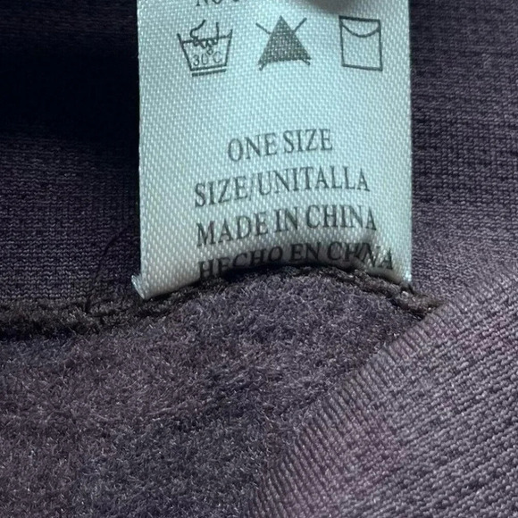 Kathy Leggings Womens One Size Fleece Lined Seamless High Waist Athletic Brown - Picture 7 of 7